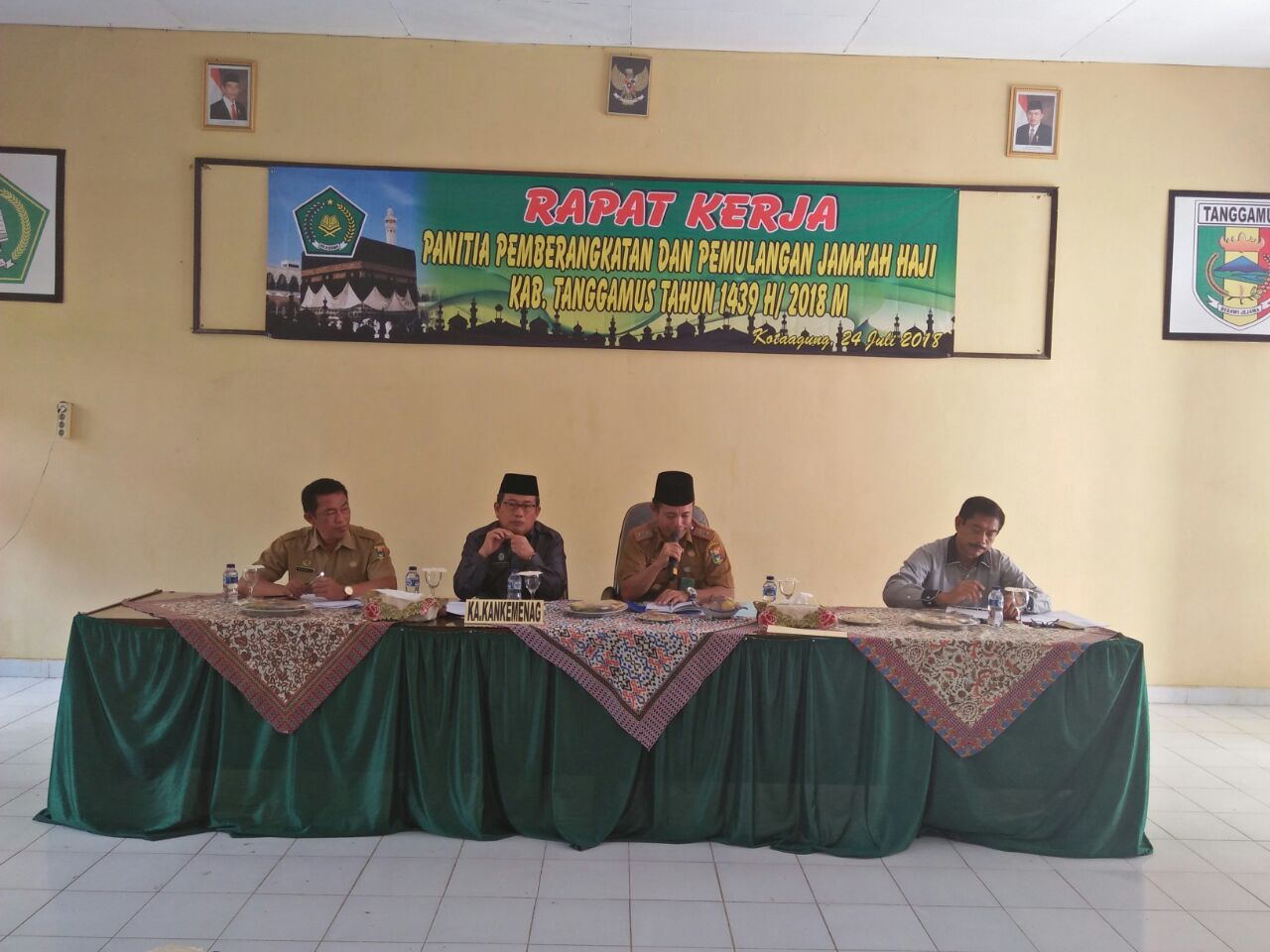 Kemenag Tanggamus Laksanakan Raker Panitia Pemberangkatan dan Pemulangan Jamaah Haji Kabupaten Tanggamus