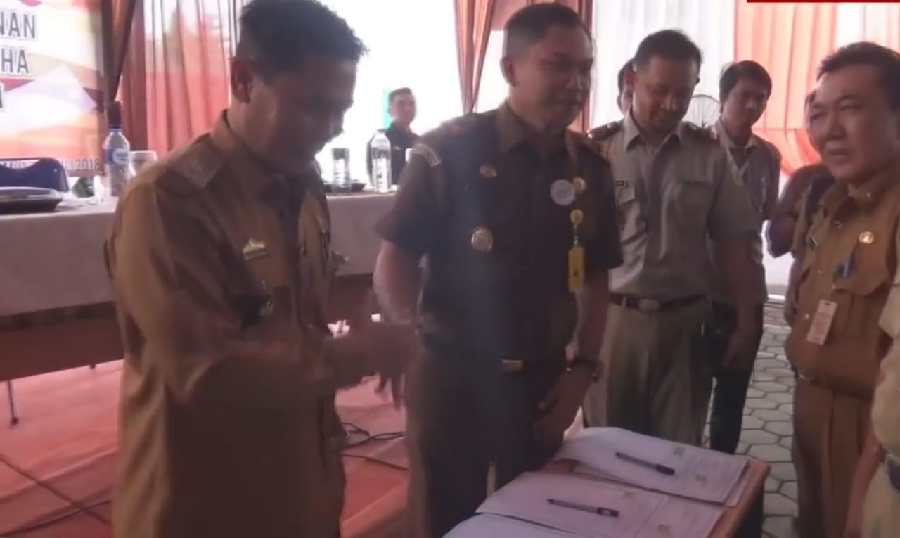 Kajari Tanggamus MoU Penanganan Perdata dan Tata Usaha Negara Dengan Pekon