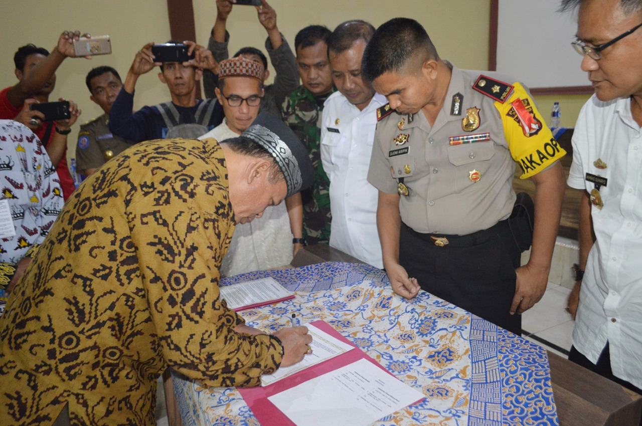 Polres Tulang Bawang Launching Batas Hiburan Orgen Tunggal, Ini Isi Kesepakatan Bersamanya