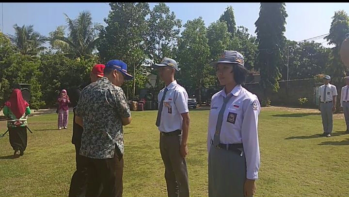 Sekda Tubaba Inspektur Upacara Pembukaan Karantina Paskibraka 2018