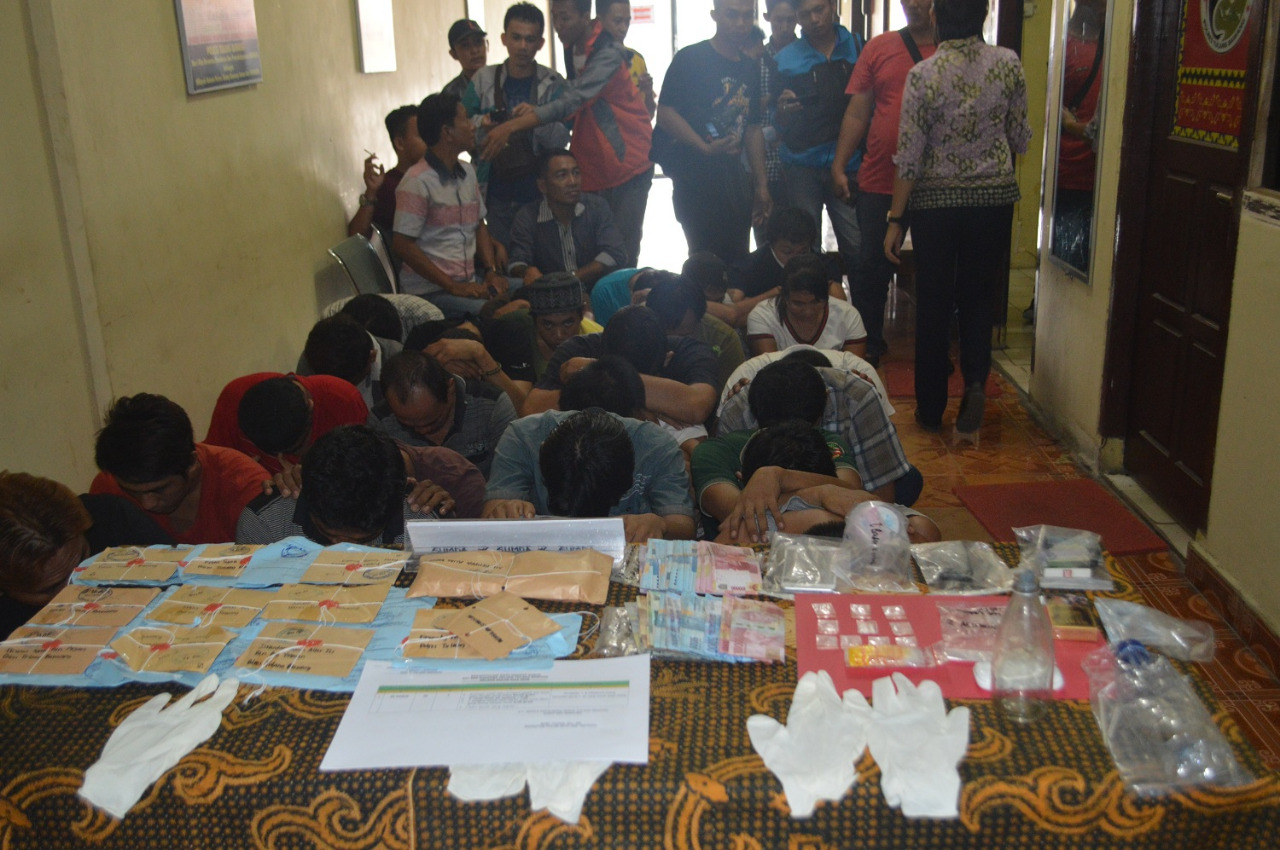 Kapolres Tuba Tangkap 30 Bandar Narkotika dalam Operasi Antik Krakatau 2018