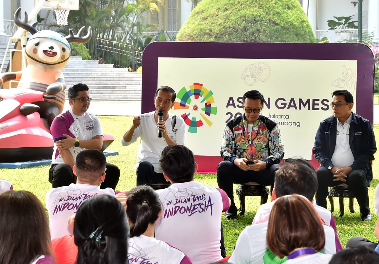 Presiden Ingin Indonesia Sukses Prestasi di Asian Games 2018