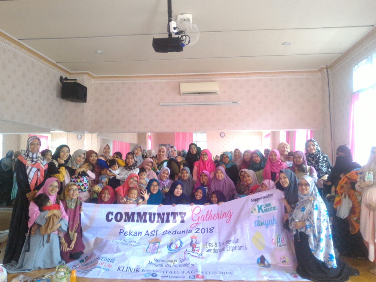 AIMI Lampung Gelar Community Gathering Untuk Peringati Hari Pekan ASI Sedunia 2018