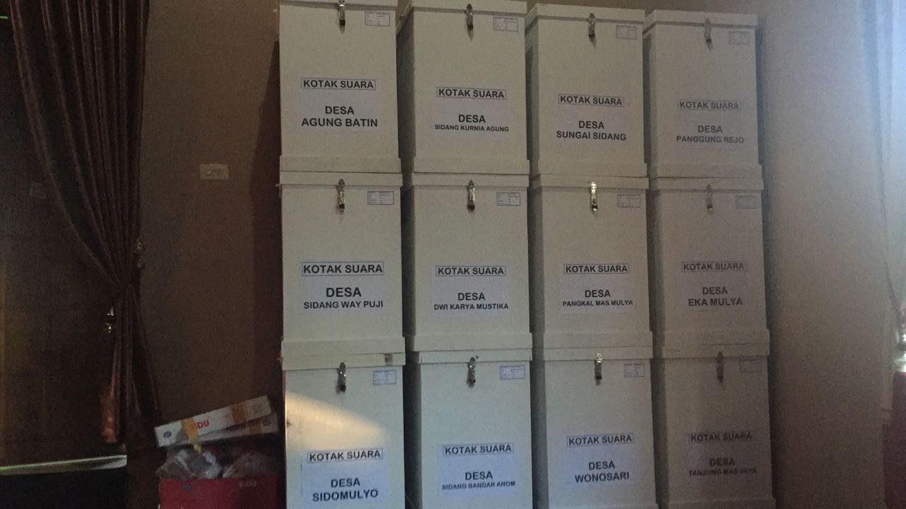 Pilkades Serentak di 12 Desa 4 Kecamatan se-Kabupaten Mesuji