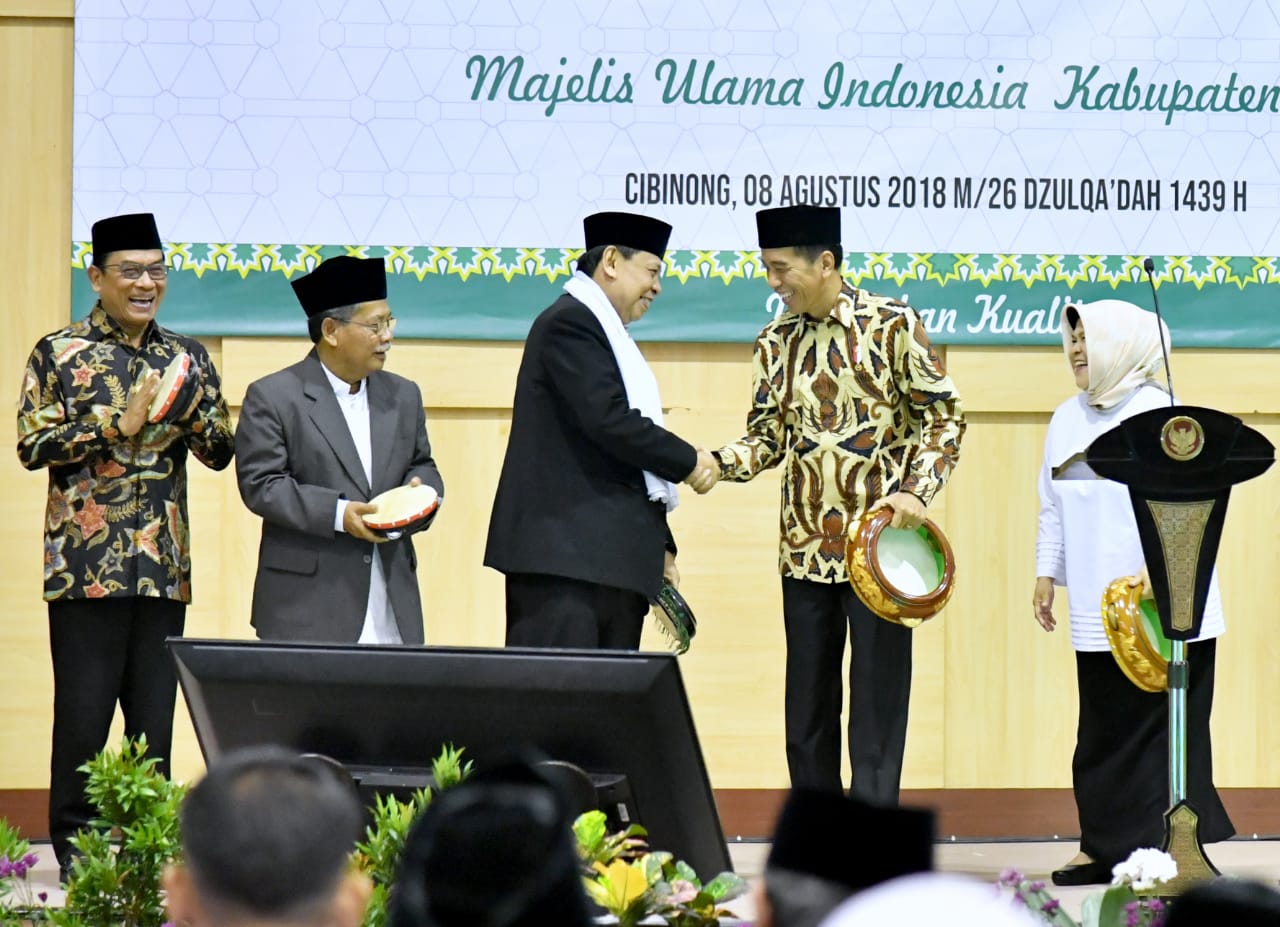 Presiden Buka Pendidikan Kader Ulama MUI Kabupaten Bogor di Cibinong