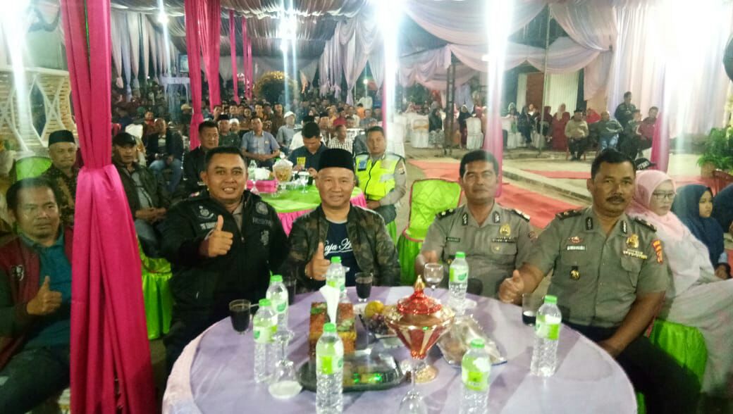 Kapolres Dan Pejabat Lambar Hadiri Acara Resepsi Khitanan Putra Ketua DPRD Lampung Barat.