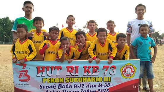 Anofiv Sampurna Pencetak Gol Terbanyak di Liga Pekon Sukoharjo