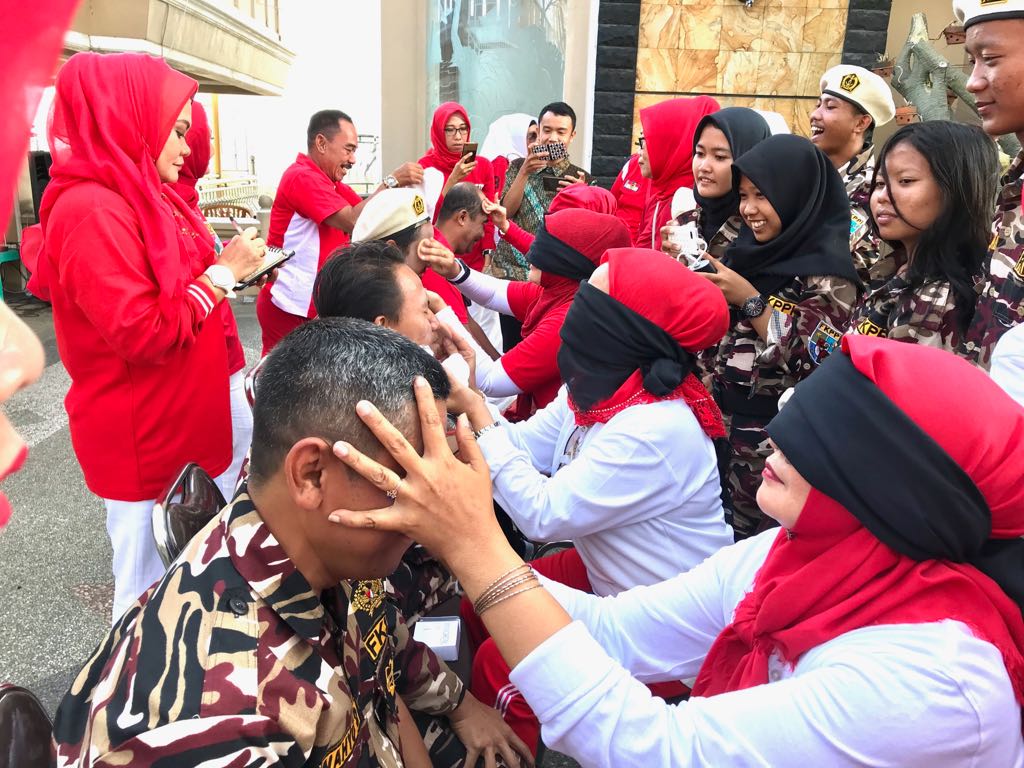 Bernuansa Merah Putih, FKPPI Lampung Meriahkan HUT RI Ke-73