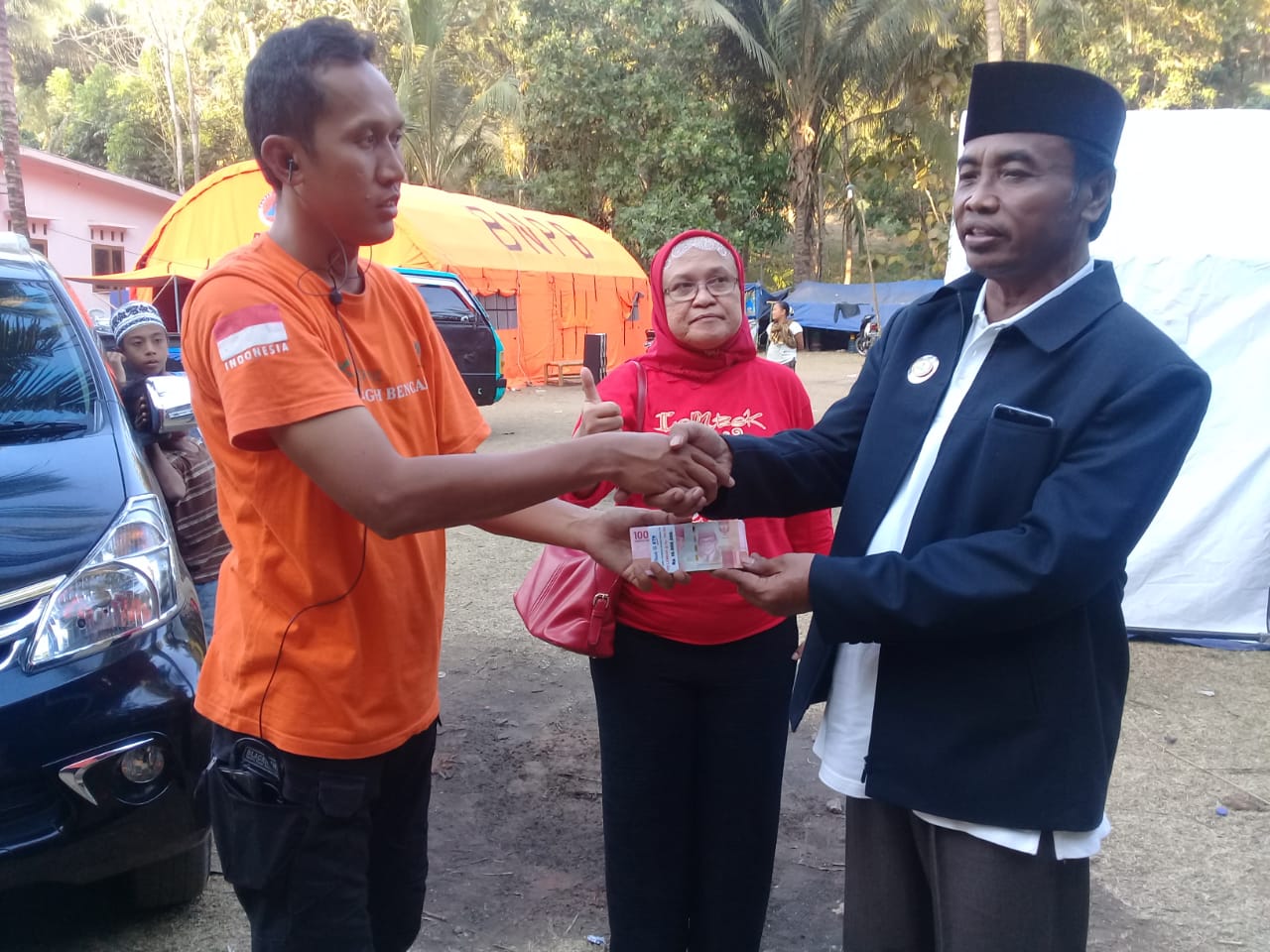 Dewan Pendidikan Provinsi Lampung Bangun Sekolah Darurat di Lombok