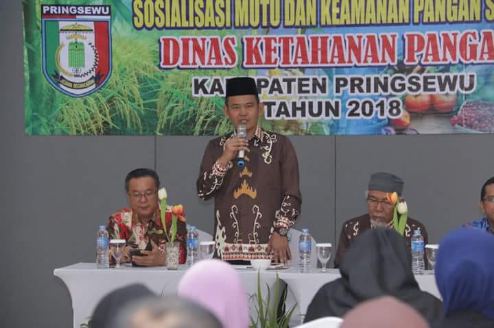 Wabub Pringsewu Buka Sosialisasi Keamanan Pangan