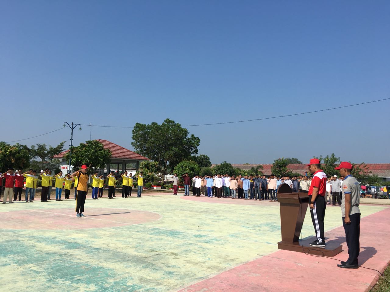 Peringati HUT RI ke 73, Lapas Gunung Sugih Gelar Porseni