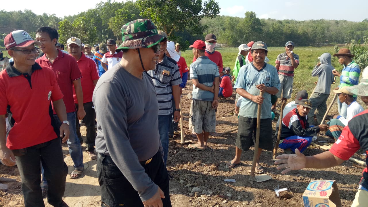 Wakil Bupati Lamteng Ajak Masyarakat Bergotong Royong