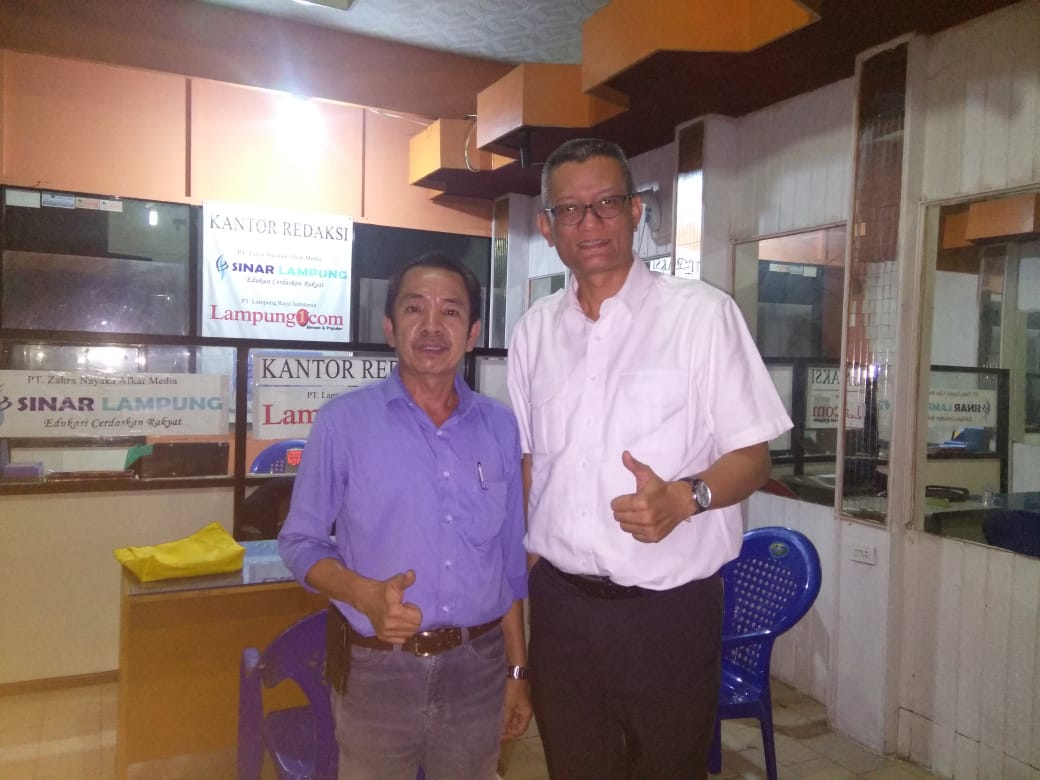 Tim Dewan Pers Indonesia Verifikasi Faktual Redaksi Lampung1.com Dan sinarlampung.com