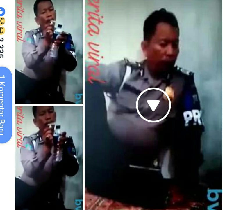 Oknum Polisi Medan Asyik Nyabu Viral di Medsos