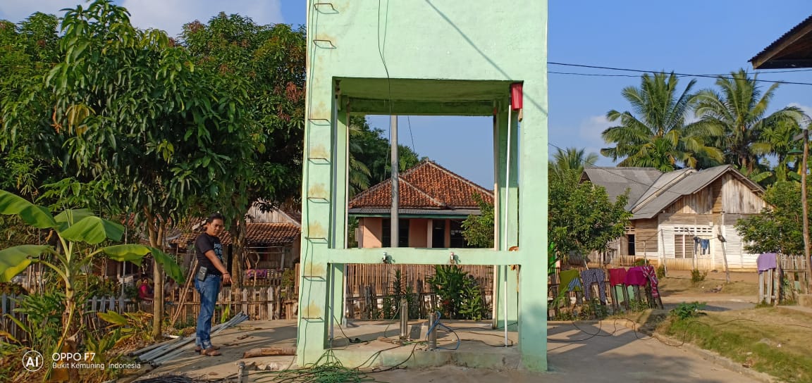 Gunakan Dana Desa Sumur Bor Desa Sukamarga Kini Sudah Tidak Berfungsi