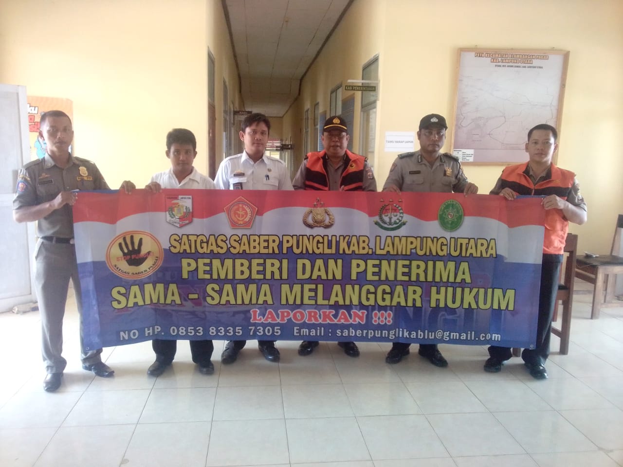 Cegah Pungli, UPP Polres Lampura Sosialisasikan Perpres Nomor 87 Tahun 2016