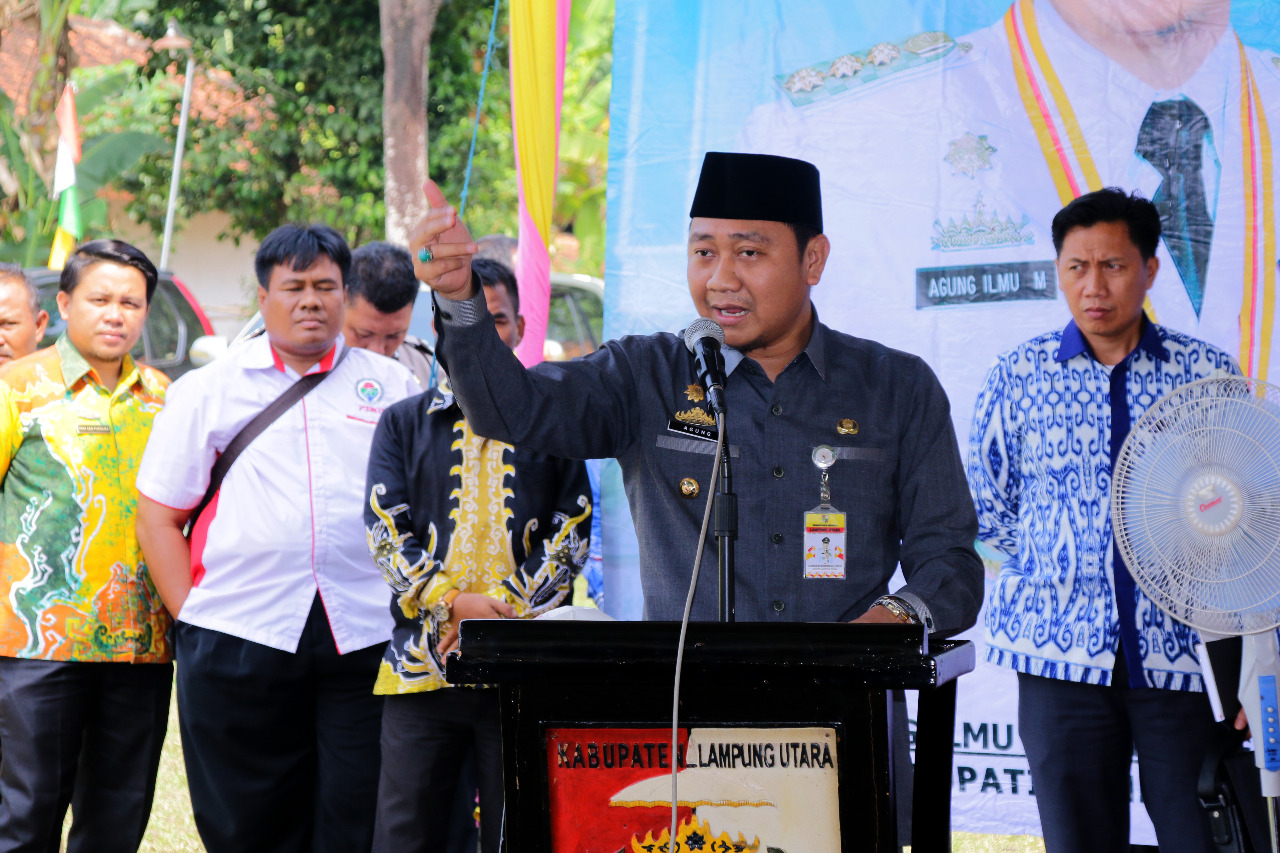 Kunker, Agung Beri Sejumlah Bantuan Bagi Warga Purbasakti