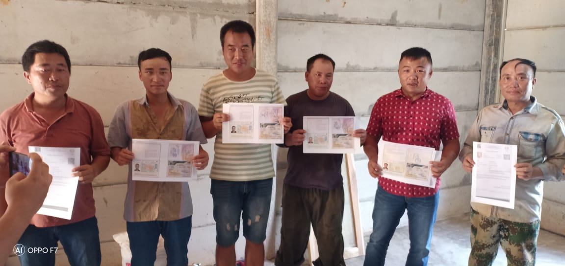 Tujuh TKA Perusahaan CV SBU di Lampura Berbekal Identitas Scan