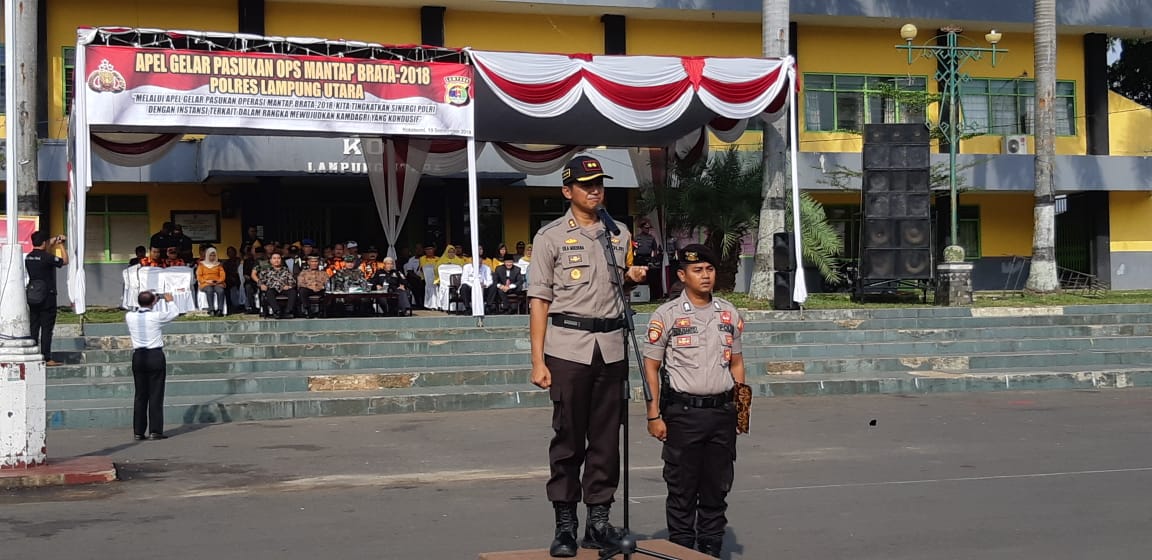 Tim Gabungan TNI – Polri Gelar Apel Pasukan Ops. Mantap Brata