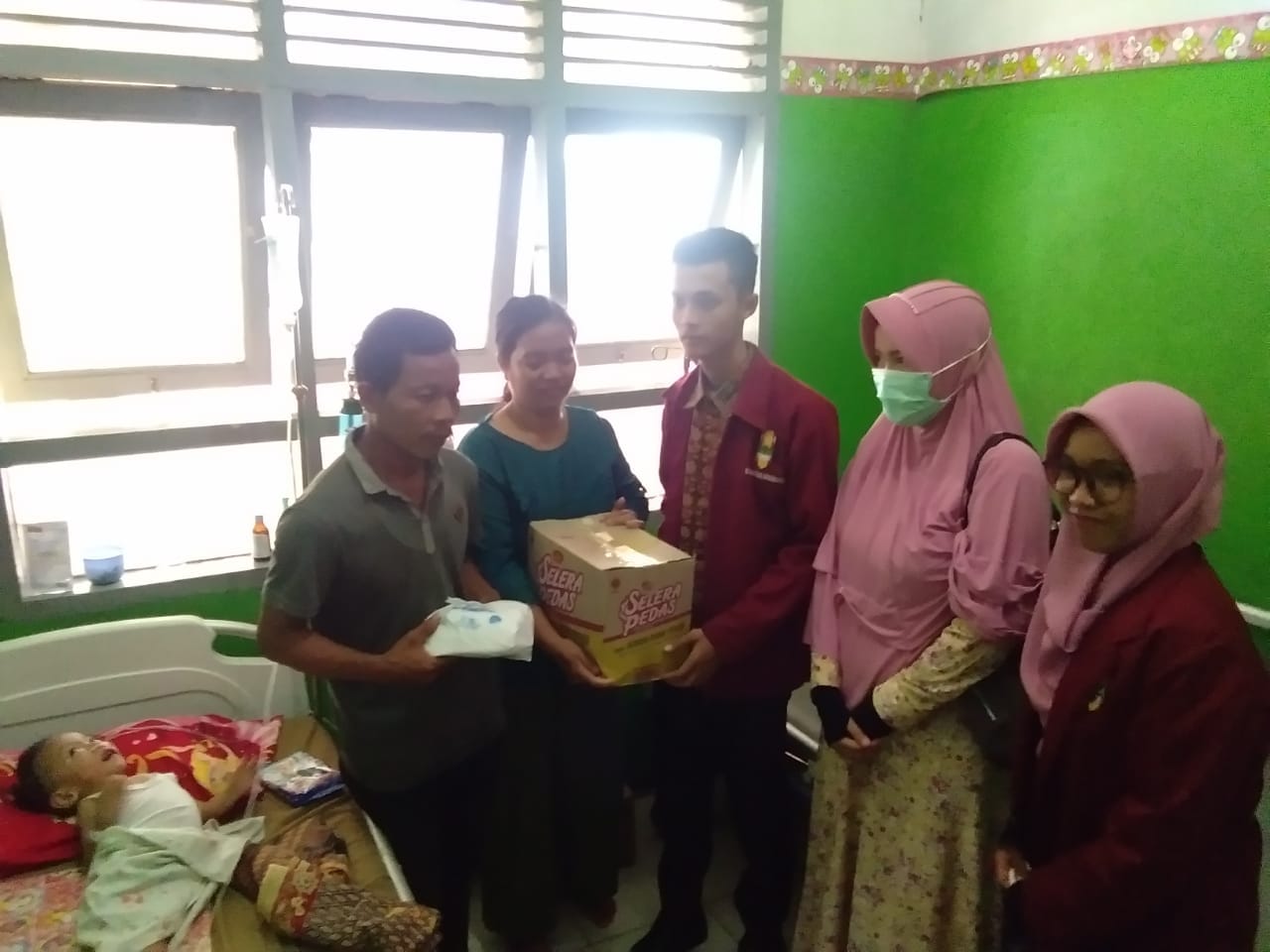 IMM Bantu Pengobatan Alfa, Balita Penderita Komplikasi Paru-Paru