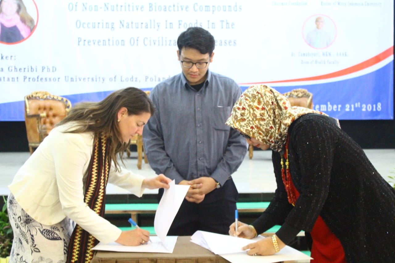 Promitra 1, UMITRA Indonesia MoU dengan University of Lods Polandia