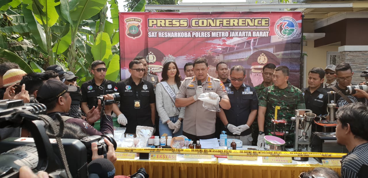 Polres Jakarta Barat “Gerebek” Rumah Pembuat Pil Ekstasi Jenis Baru