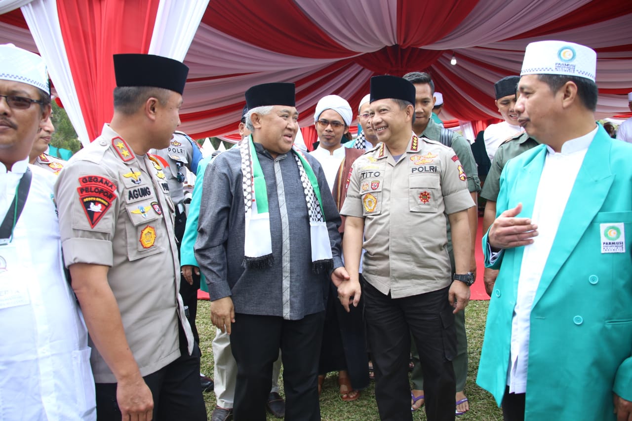 Kapolri Menjadi Pembicara di Jambore Nasioal Da’i PARMUSI dan Milad ke-19