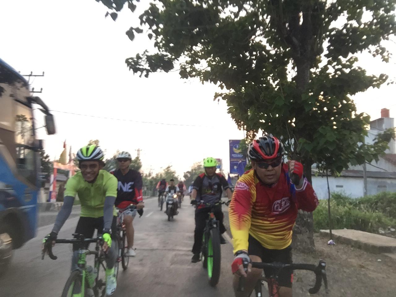 Bersama Goweser Lampura, Kapolres Sosialisasikan Pemilu Damai