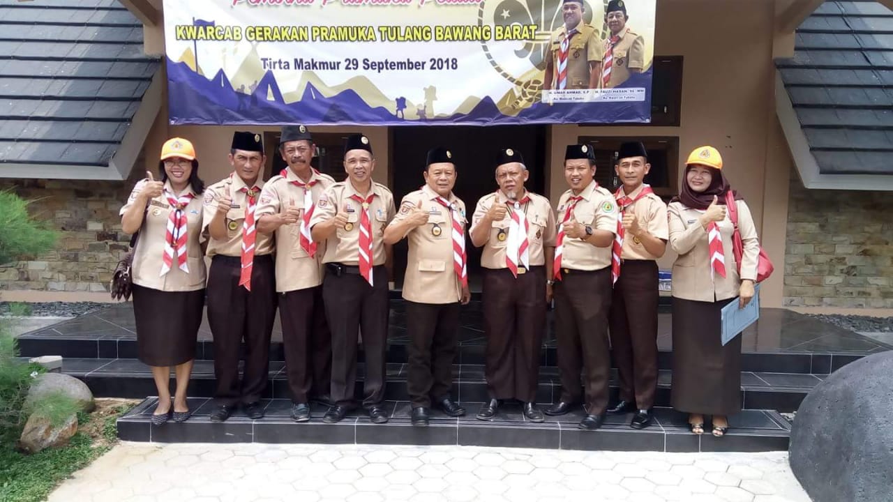 Ribuan Pramuka Kemah Bakti dan Apel Besar HUT Pramuka ke-57  Kwarcab Tubaba