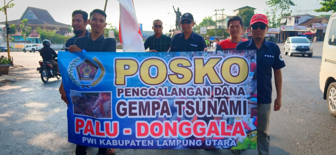 PWI Lampura : Duka Palu – Donggala, Duka Kita, Duka Indonesia