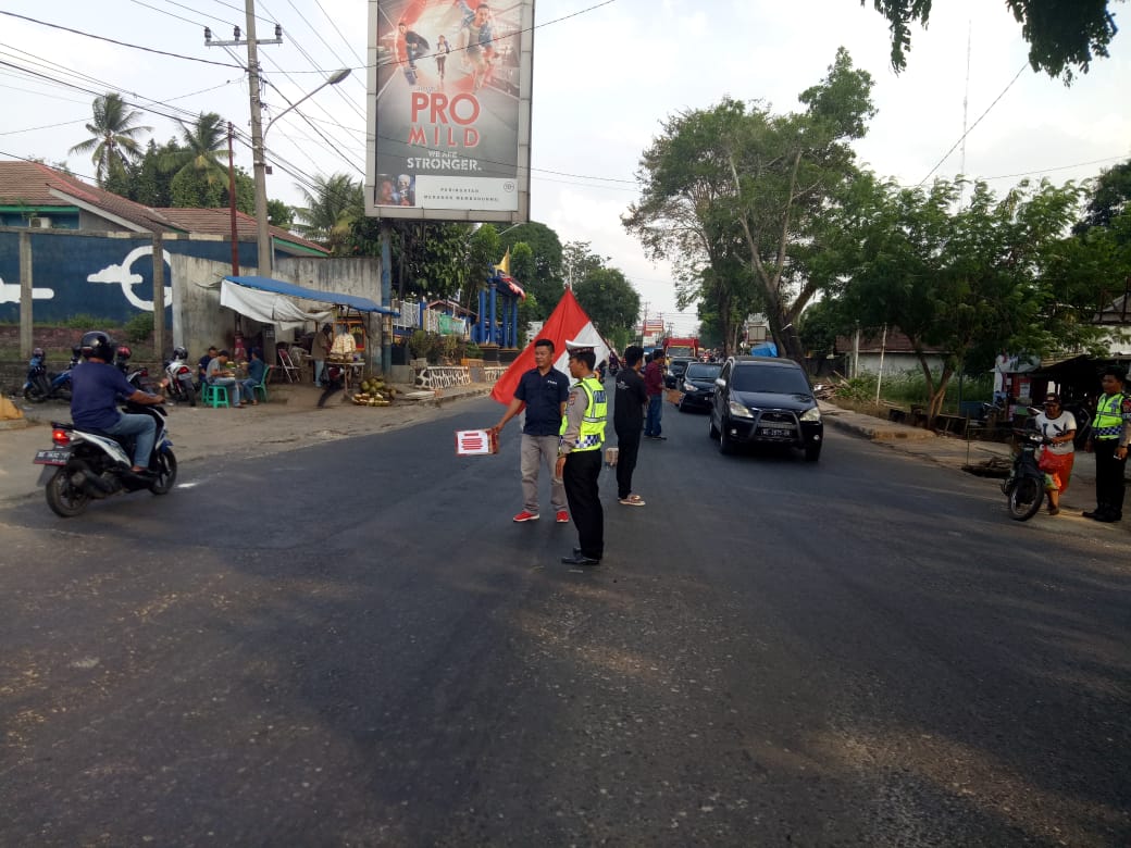 Terkumpul 15 Juta, PWI dan Satlantas Polres Lampura Berkolaborasi Galang Dana Solidaritas Palu – Donggala