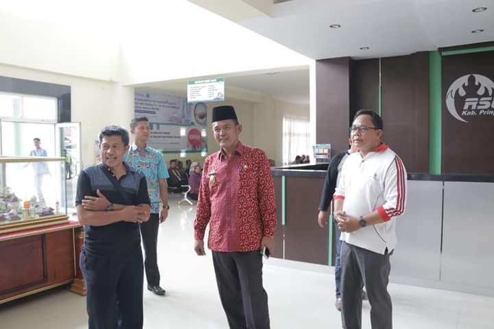Wabup H Fauzi Tinjau RSUD Pringsewu