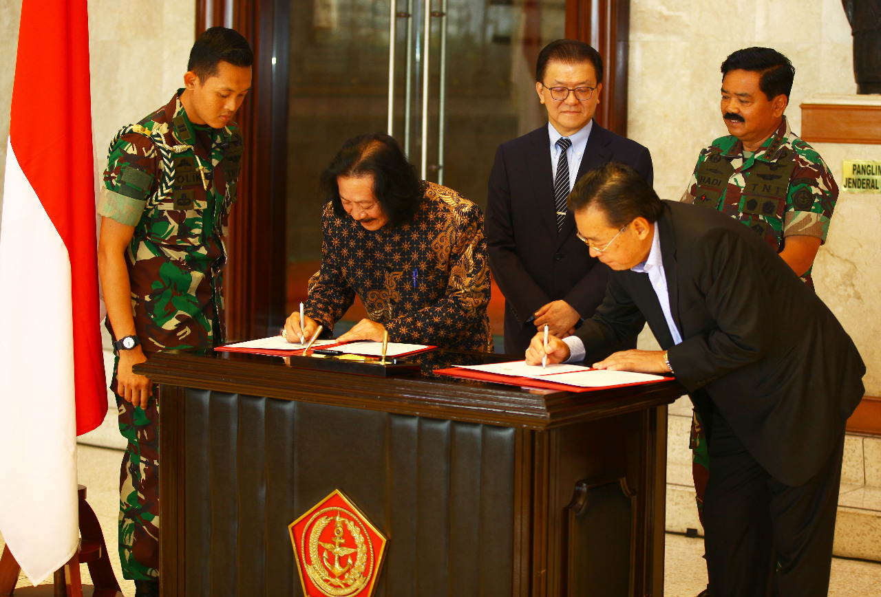 Penandatanganan Mou Tzu Chi dan TNI dalam Pembangunan 3000 Rumah di Palu Lombok