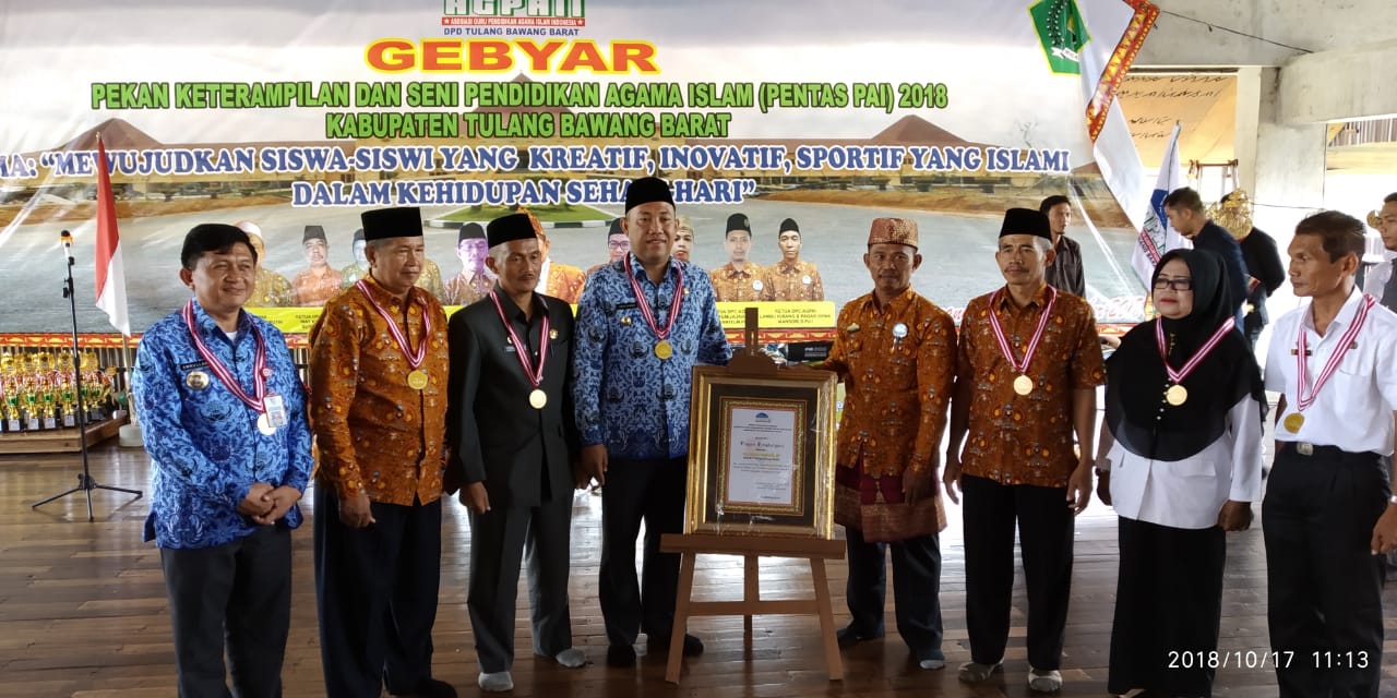 Bupati Tubaba Apresiasikan Gebyar Pentas PAI 2018