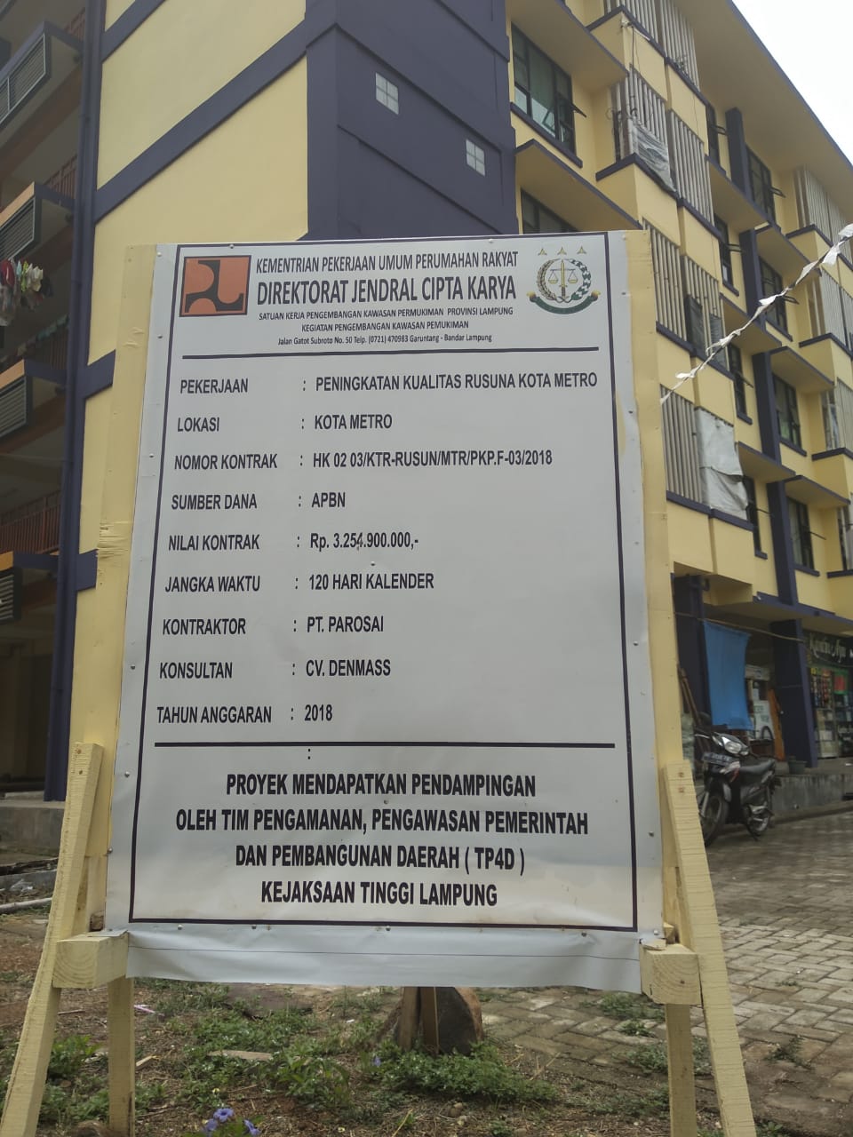 PUPR Bersama Datun Kejati Sidak Proyek Rp3,2 Miliar Rehap Rusunawa Kota Metro