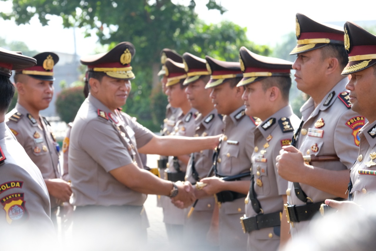 Kapolda Irjen Pol Purwadi Pimpin Sertijab Enam Kapolres Dan Tiga Pejabat Polda Lampung