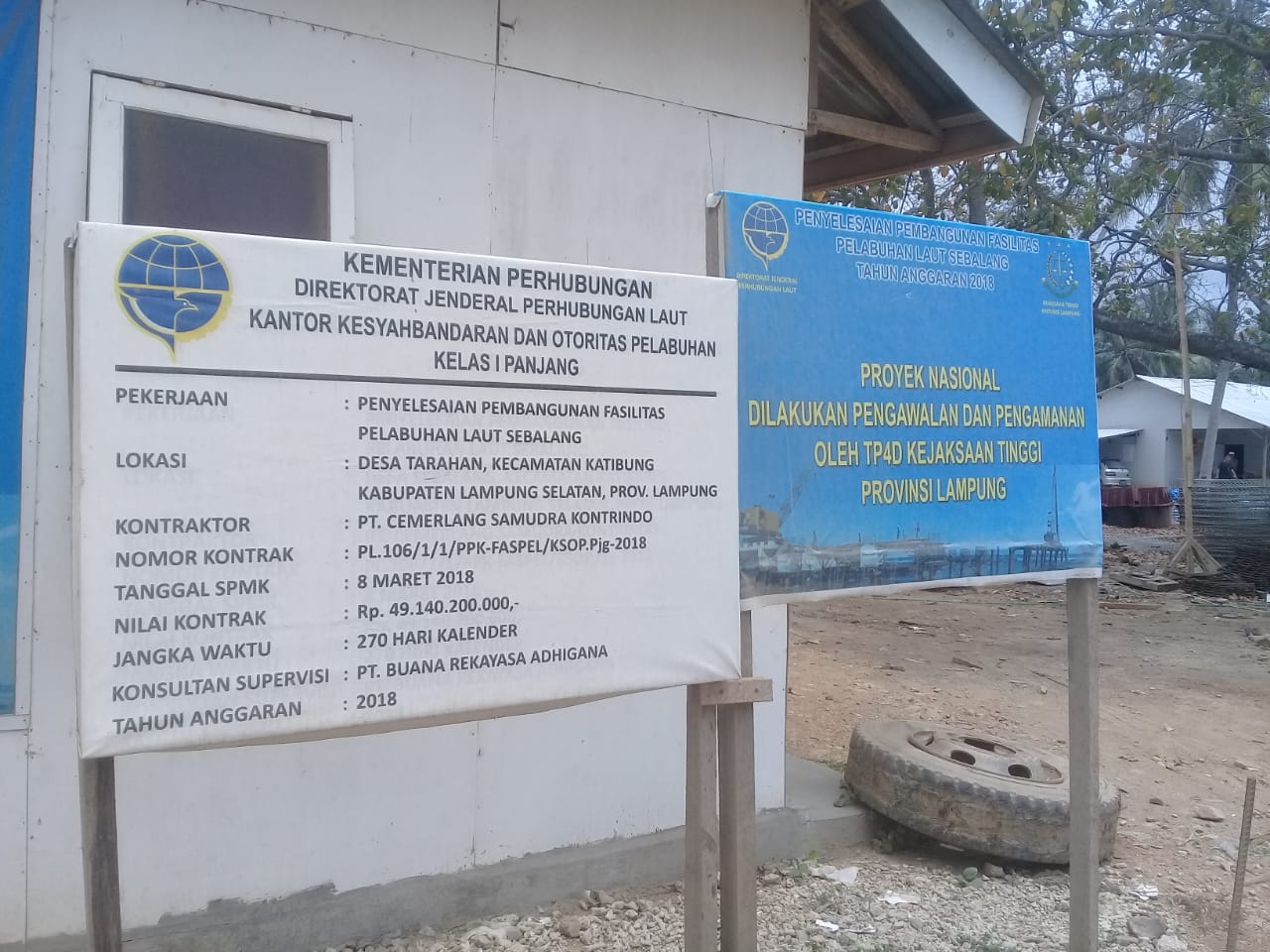 Diduga Ada Konspirasi Proyek Pelabuhan Laut Sebalang?