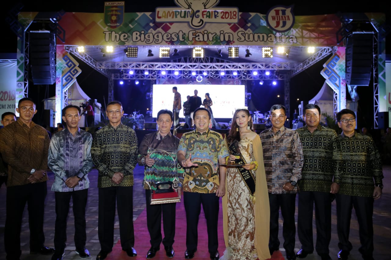 Gubernur Ridho Ficardo Resmi Tutup Lampung Fair 2018