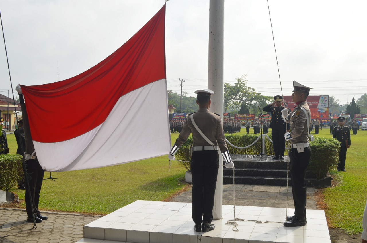 Polres Tuba Gelar Upacara Peringati Hari Sumpah Pemuda