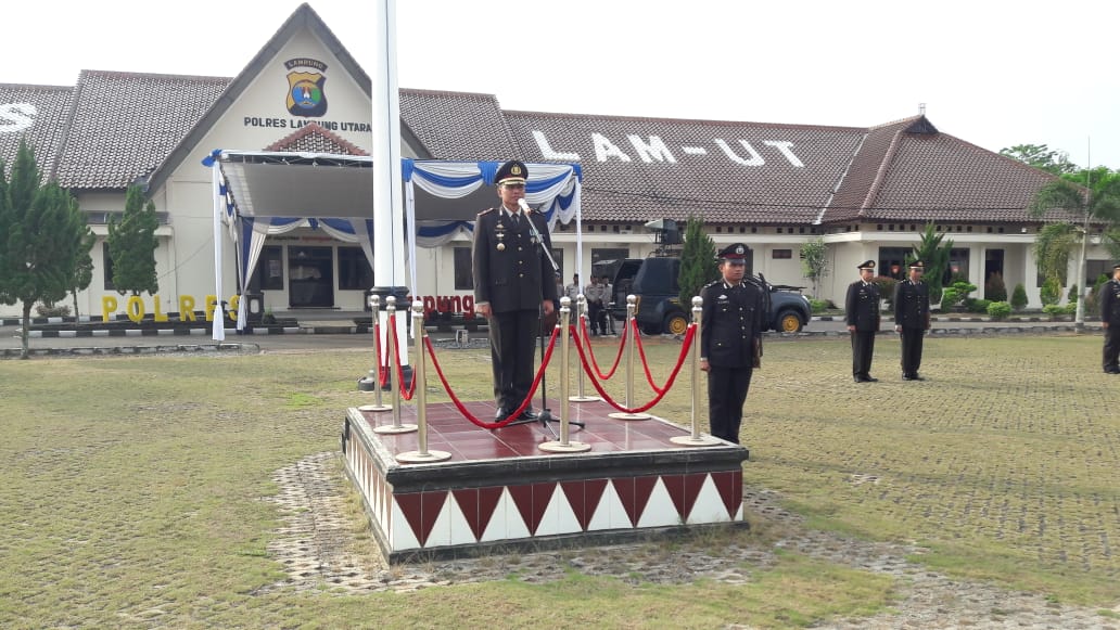 Polres Lampura Gelar Upacara Hari Sumpah Pemuda ke-90