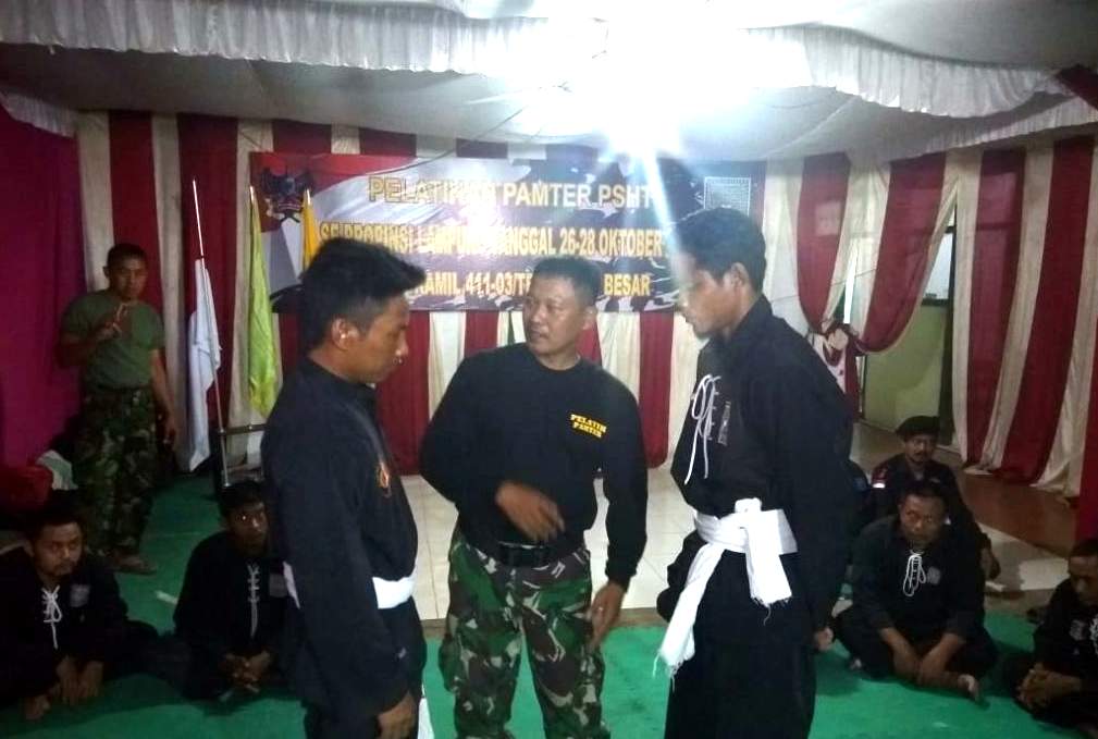 Danramil Terbanggibesar Jadi Peserta Sambung Persaudaraan PSHT