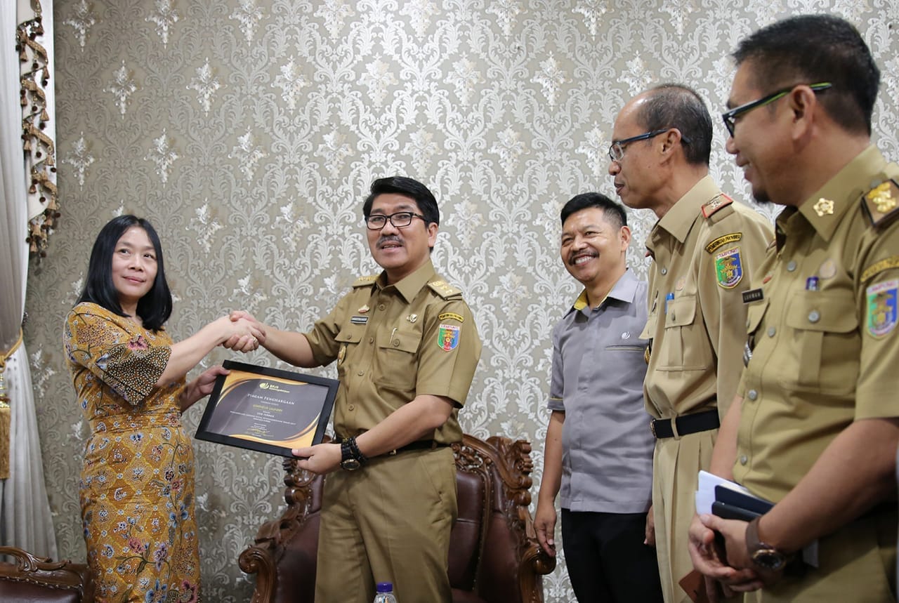 Pemprov Lampung Raih Penghargaan Paritrama BPJS Ketenagakerjaan
