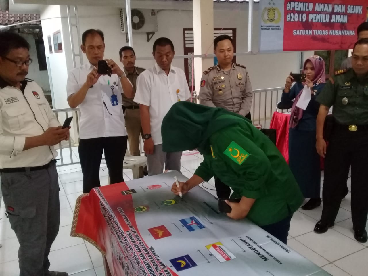 Kota Bumi Deklarasi Pemilu Damai 2019, Sinergisitas Penyelanggara dan Komitmen Masyarakat