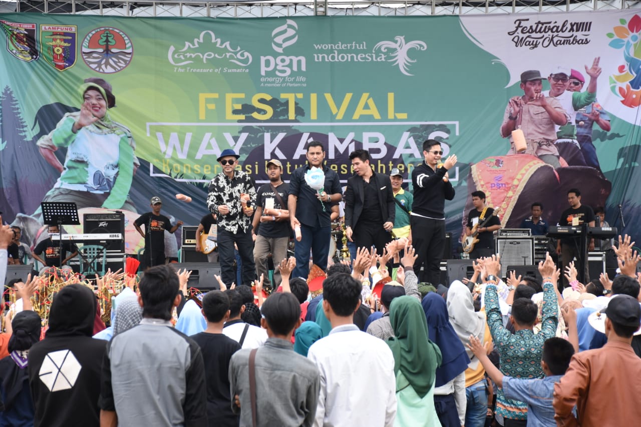 Jejak Petualang Desa Wisata Hingga Hiburan Artis Ibukota Semarakan Festival Way Kambas