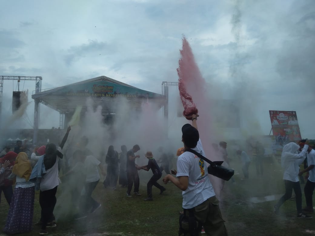 Mocaf Colour Fun Tutup Festival Way Kambas