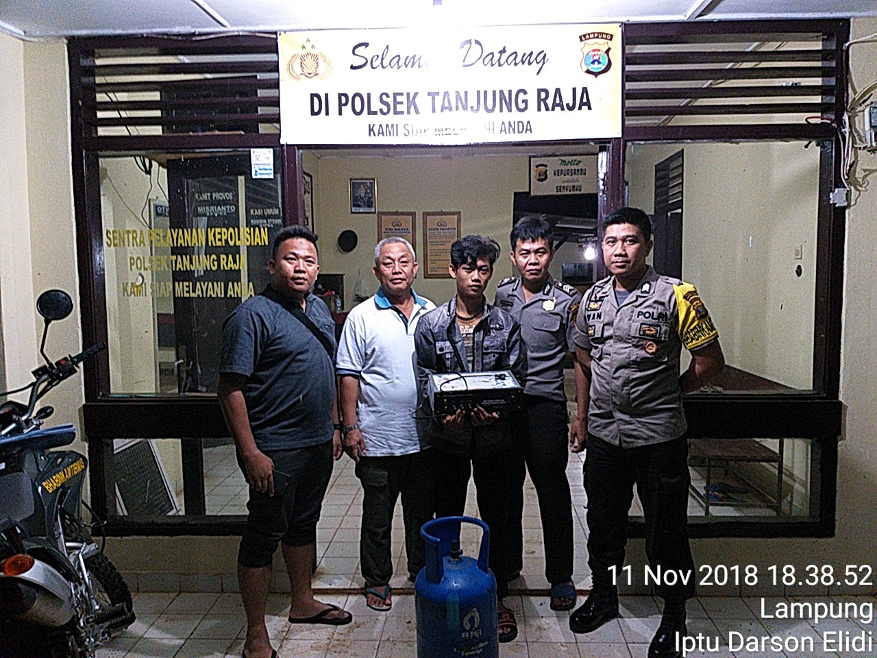 Komplotan Pemuda Pencuri Amplifier dan Kompor Gas SMA Tanjung Raja Ditangkap, Dua Buron