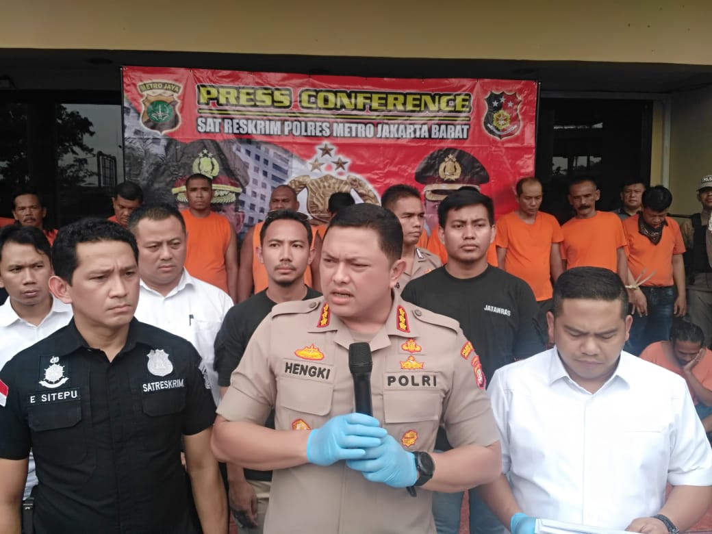 Kapolres Jakarta Barat Ungkap Kronologis Penangkapan 23 Orang Preman Kuasai Lahan Kosong