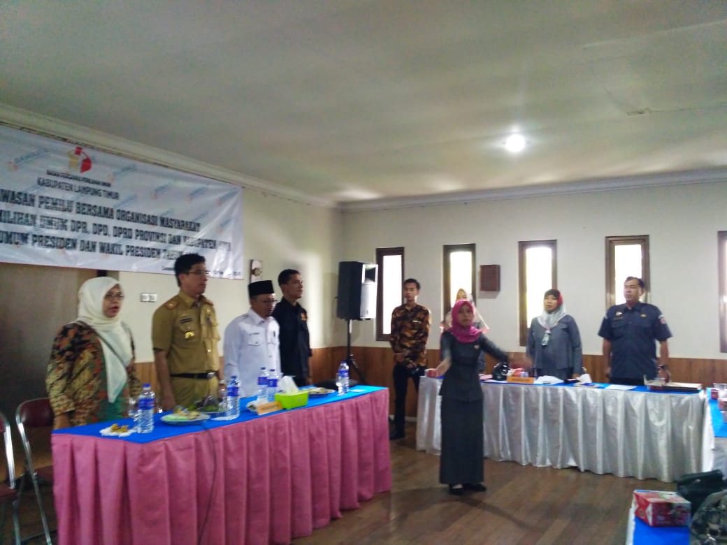 Bawaslu Lamtim Sosialisasi Tahapan Pengawasan Pemilu 2019