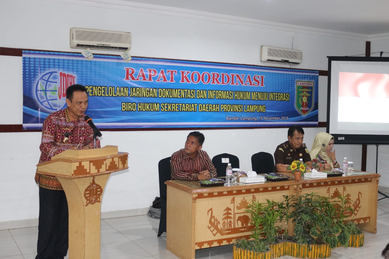 Biro Hukum Pemprov Dorong Kabupaten/Kota Integrasikan Informasi Produk Hukum