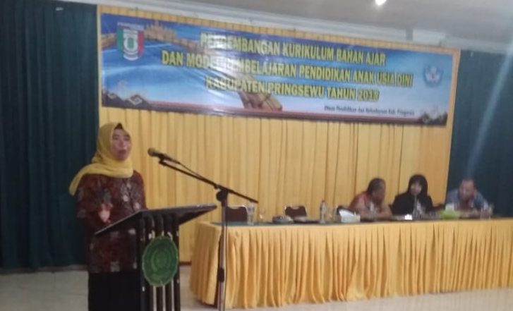 Dinas Pendidikan Pringsewu Workshop K-13 dan Pengarusutamaan Jender